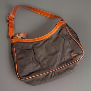 Dooney & Bourke Black Nylon Hobo Shoulder Handbag Preowned